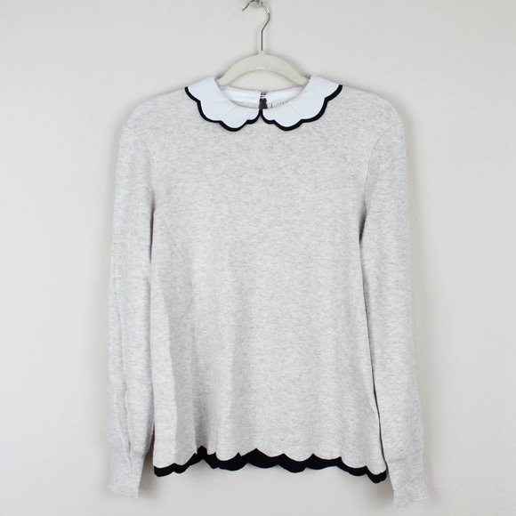 NWT TED BAKER Scalloped Layered Sweater - Picture 2 of 10